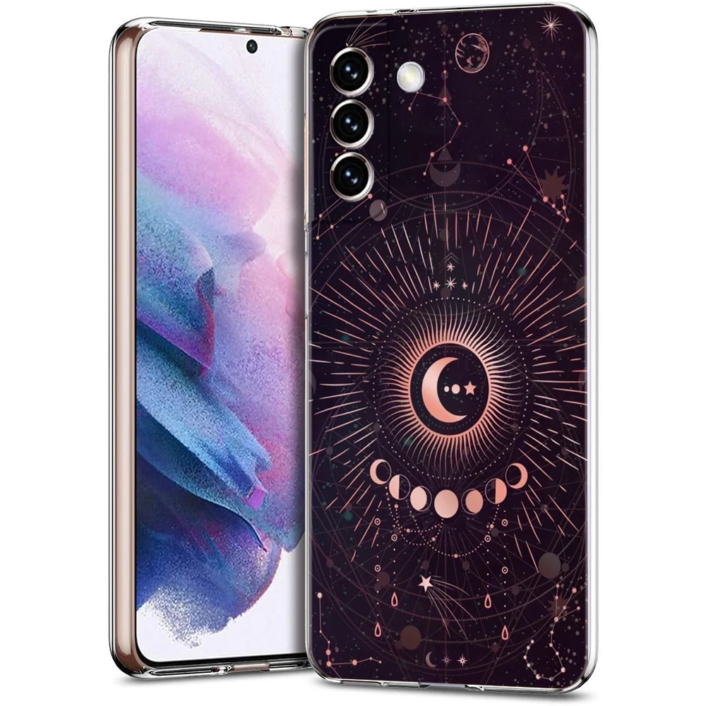 Witches Moon Tarot Mystery Totem Hülle für Samsung Galaxy S24 S23 S22 S20 S21 FE Ultra S24 S23 S10 S10E S9 S8 Plus 5G Handyhülle – Detail 3