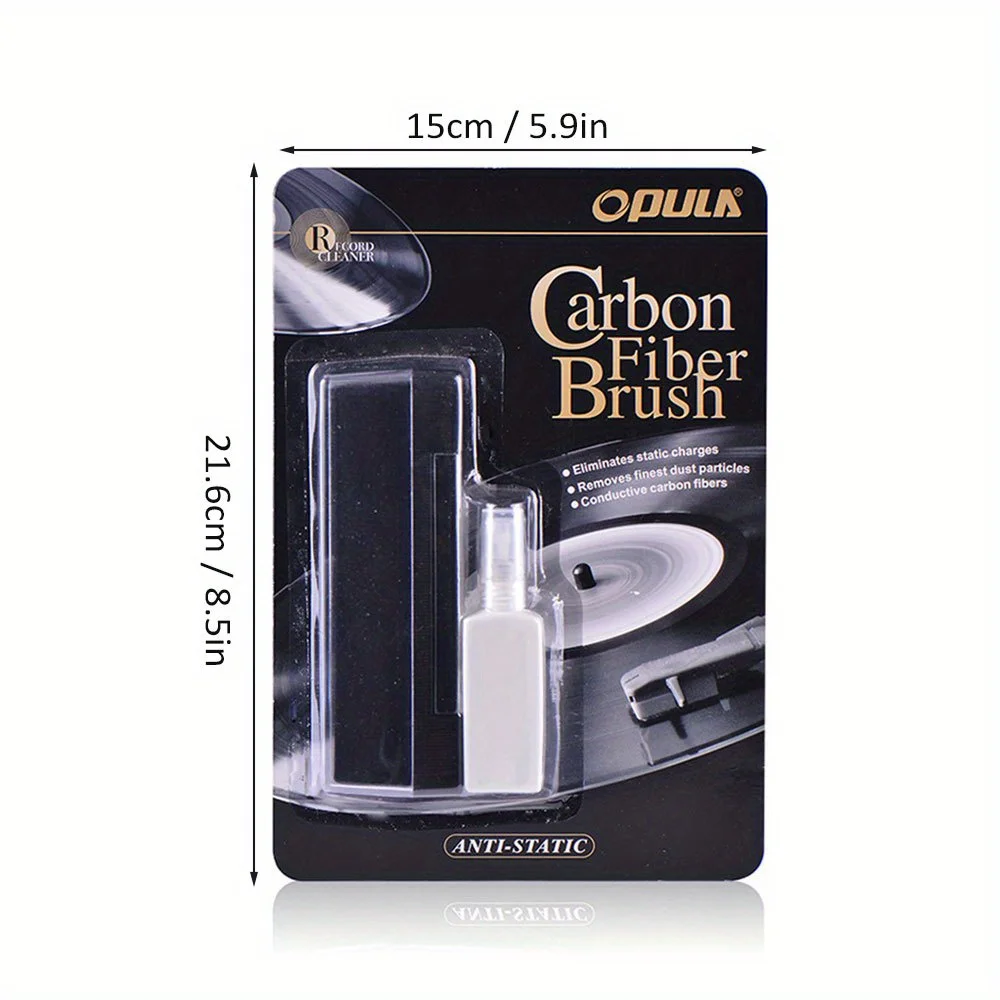 Vinyl record cleaner brush plastic brush & cleaner anti-static for record player and gramophone