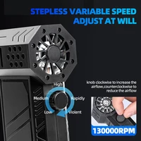 Jet Dry Mini Blower 2024 Upgraded Model 2 in 1 Violent Fan Vacuum Cleaner Portable Mini Hand Powerful Jet Blower 2