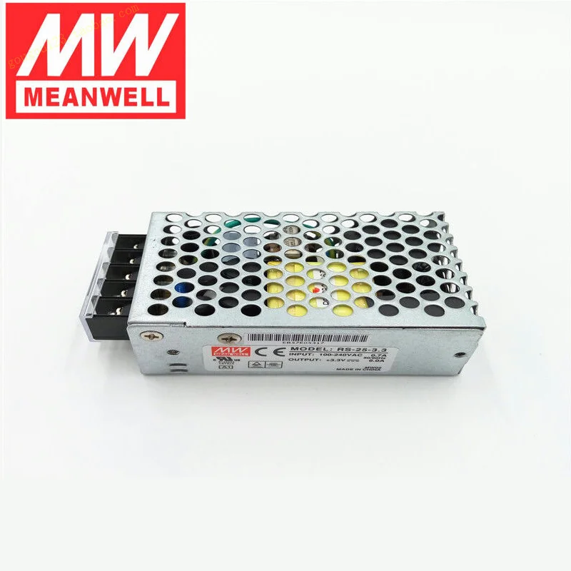 MEAN WELLpower 공급 장치, RS-25 RS-25-3.3 RS-25-5 RS-25-12 RS-25-15 RS-25-24 RS-25-48, Meanwell 25W