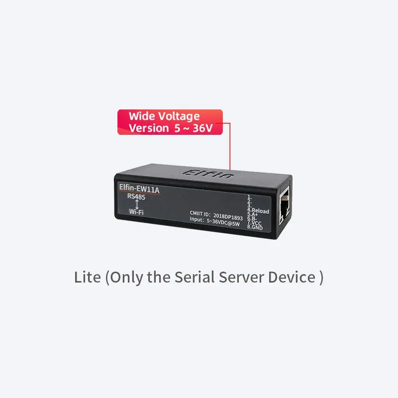 ตัวเลือกสินค้า อุปกรณ์แปลง RS485 เป็น WiFi สำหรับ IoT