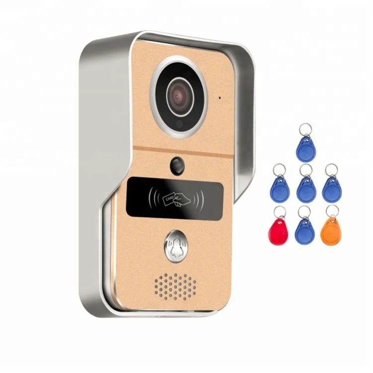 

Cheapest Price High Quality 2.4G Smart IP video doorbell/ WiFi doorbell with MicroSD fully Duplex Intercom IR CUT Yoosee app