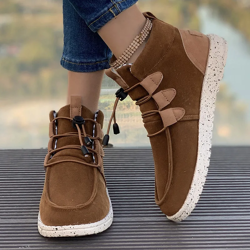 SHLIANG Cizme de iarnă din piele naturală, pantofi cu gleznă, cizme vintage scurte, blană, pantofi desculți pentru femei, SB183_voghion.com