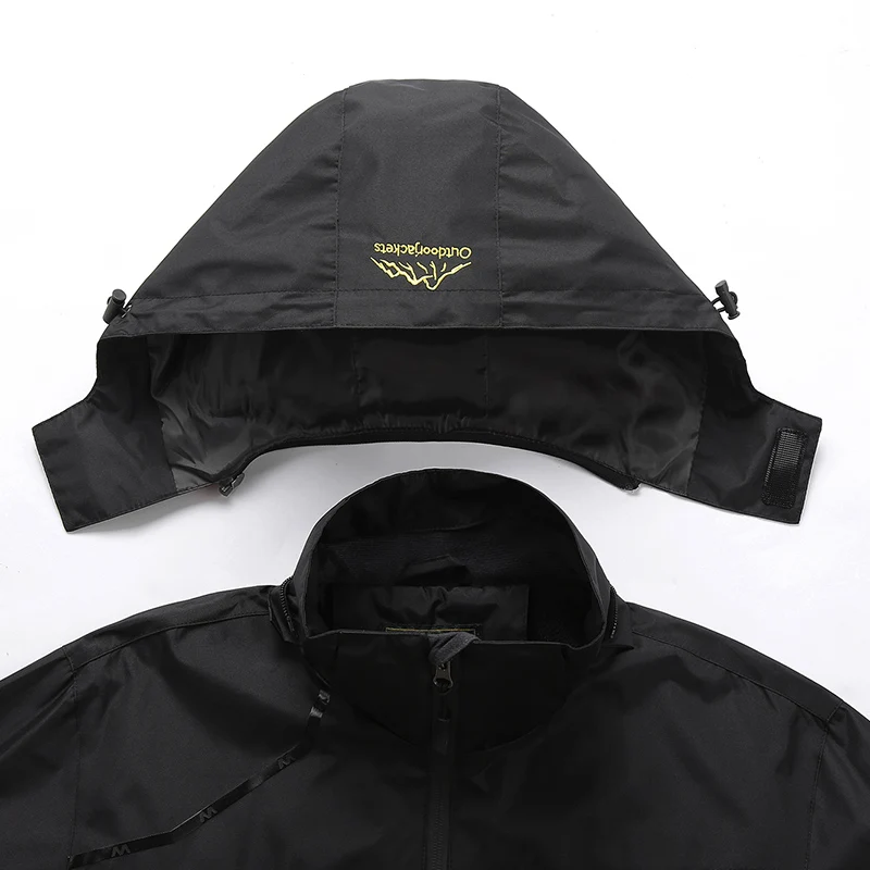 Hiking Jacket Camping Trekking Climbing Windbreaker Outdoor Softshell Rain Coat Oversized Outerwear for Men Women
