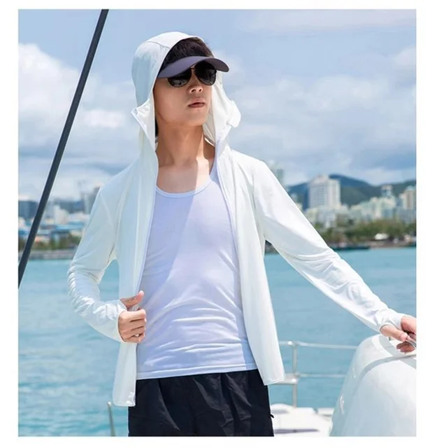 Sun Protection Clothing Men Summer Thin Style 200kg 300kg Quick Drying Uv  Protection Cotton Polyester Fabric - AliExpress