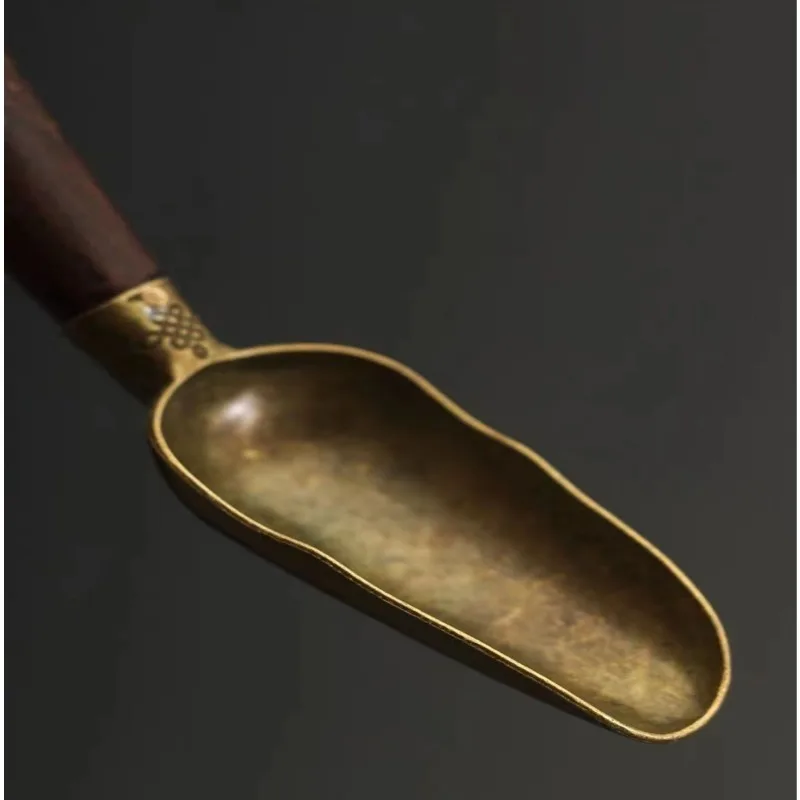 1pc Alloy Teaspoon Teaspoon Tea Spatula Tea Spoon Kung Fu Tea Set Tea Ceremony Accessories