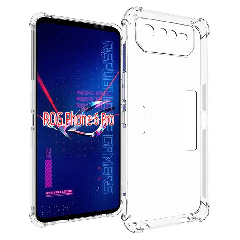 Air Cushion Shockproof Clear Silicone TPU Phone Case