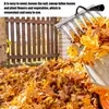 Gardening Hoe Weeding Rake Steel Farm Tool Grasping Raking Level Loosen Soil Harrow Clean Leaves Collect Weeds Agricultural Tool 2