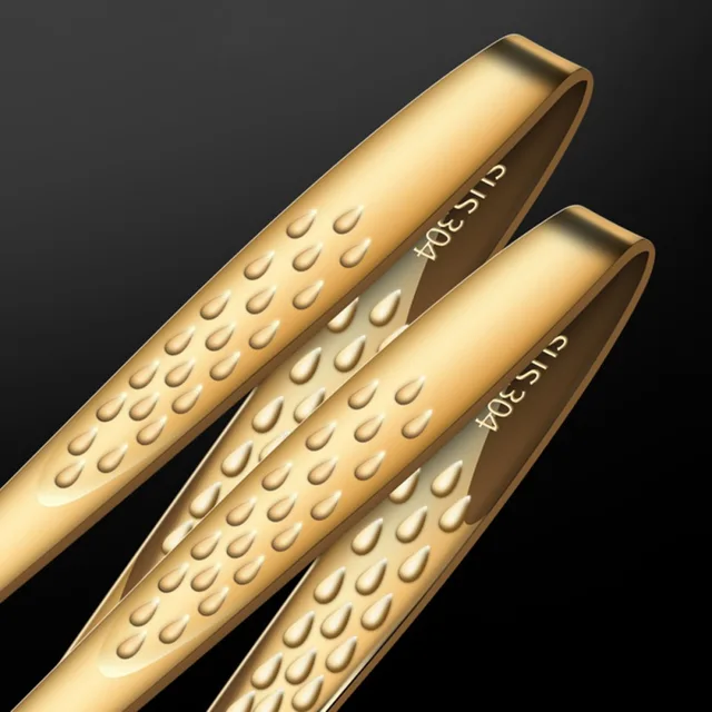 Rozsdamentes Acélból Származó Bbq Fogók Barbecue Grill Ételek Clip Ice Tong Mase Salad Kereskedelem Konyha Kiegészítők Eszközök Az Étkezőhöz - Image 4