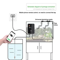 Интеллектуальный туманообразователь для рептилий, террариумы, увлажнитель, электронный таймер, автоматический туман, система распыления дождевого леса, комплект спринклера управления — изображение 3