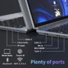 CRELANDER 2in1 Tablet PC Intel N5105 Processor 14 inch Touch Screen 360 Degree Rotating RAM 16GB Portable Laptop Notebook 6