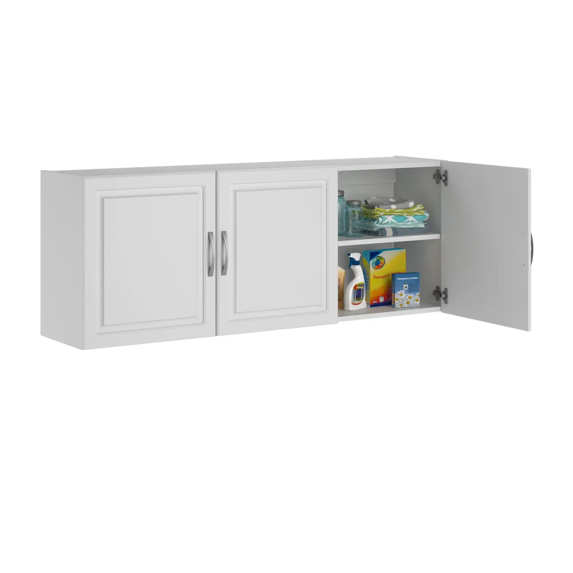 

Systembuild Evolution Kendall 54" Garage Storage Wall Cabinet, White