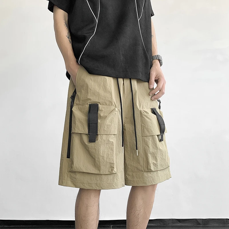 Y2k Men's Shorts 2024 Vintage Beach Pants Summer Loose Quick Dry Cotton Sports Fitness Cargo Shorts Hip Hop Street Wear COTTON