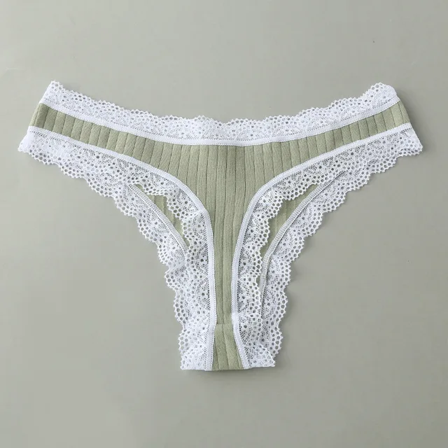 3PCS Set G string Panties Cotton Women s Underwear Sexy Panties Female Underpants Thongs Solid Color