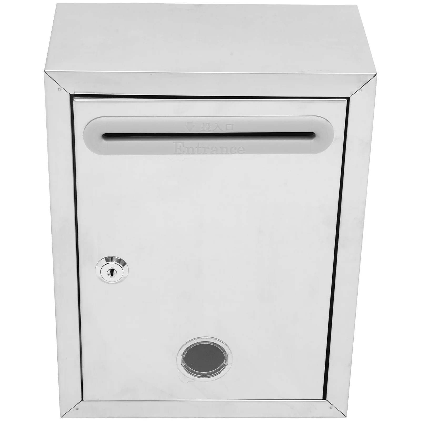 

Storage Bins Letter Mailbox Rustic Style Post Container Safe Stainless Steel Wall Vintage School Complaint Office