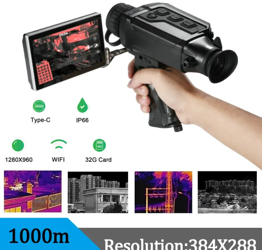 ThermalImagingmonocularS263384288Pixelw1000mRangefinder