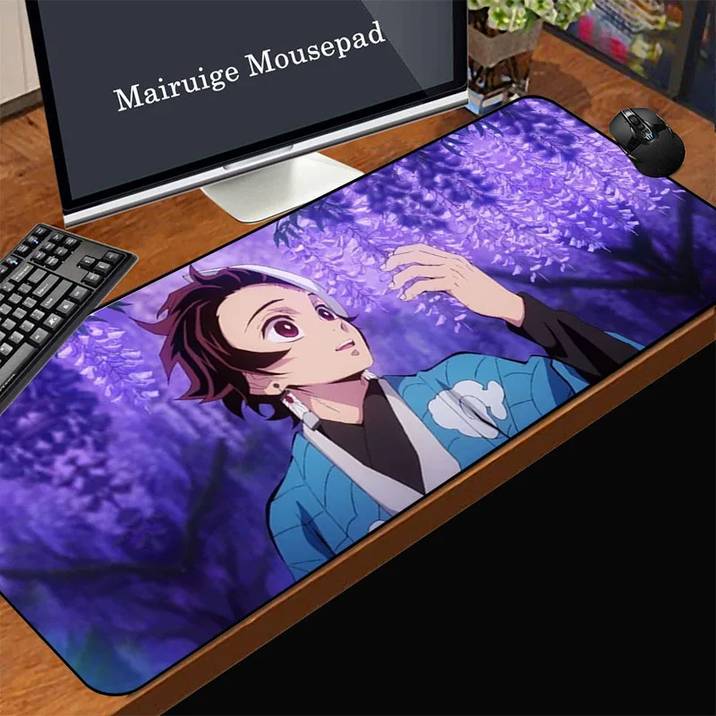 

Mairuige Mouse Pad Tanjiro Kamado Mousepad Desk Mat Xxl Keyboards Mouse Desk Accessories Desk Pad Mat Game Mats Mousepad Gamer