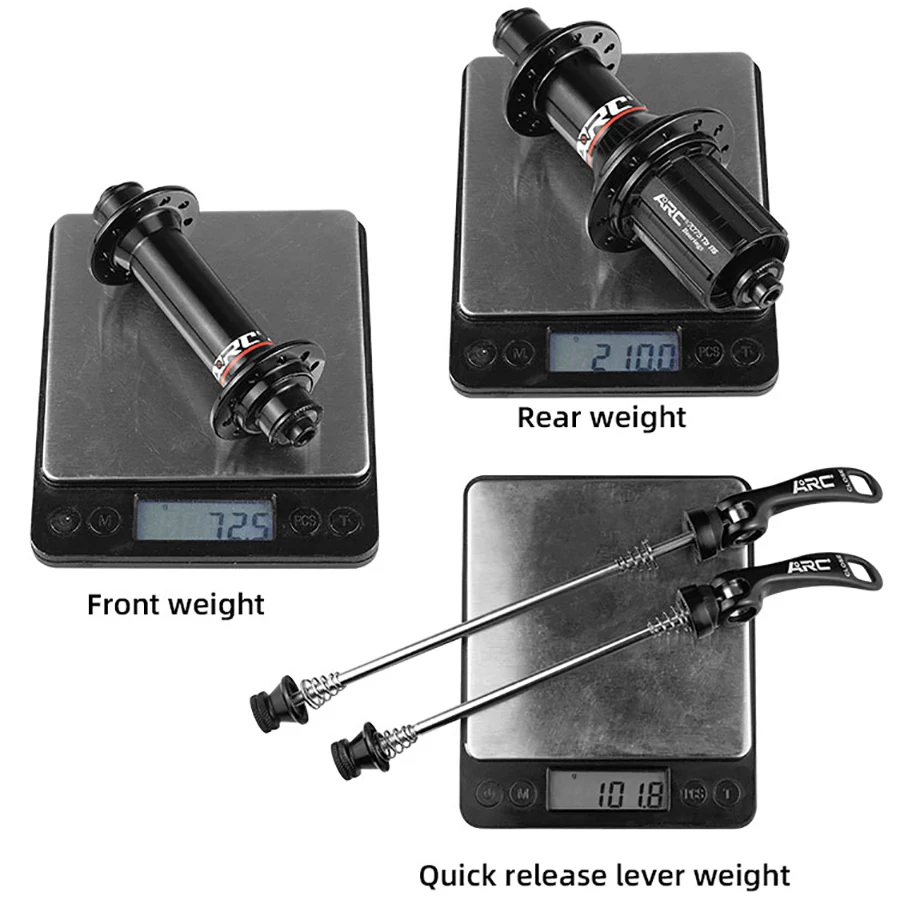 ARC RT010 002 Front 100 Rear 130 Road Bike Hub 4 pawls 48 clicks NBK Bearing 20 24 Holes Bicycle V brake 8 9 10 11S