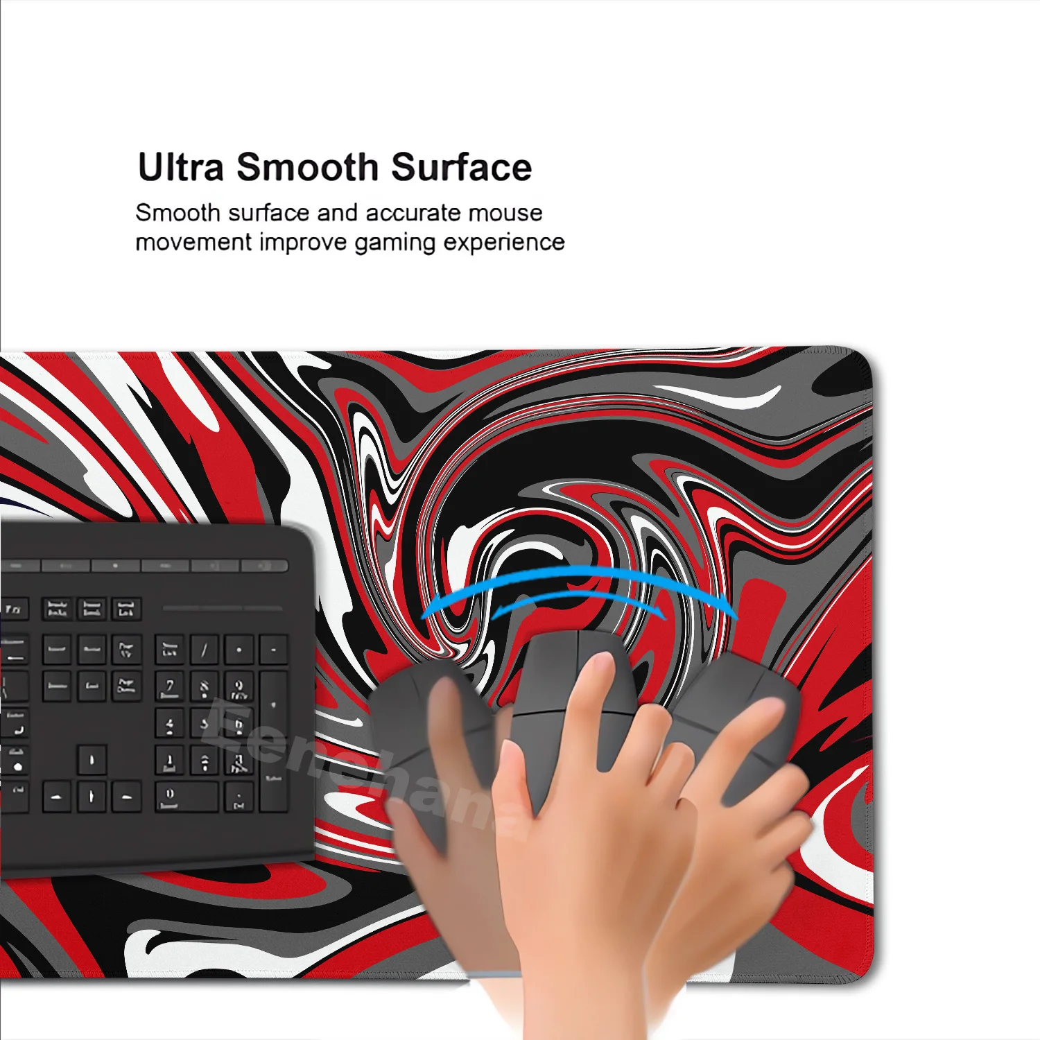Xxl HD Strata Liquid Art Mouse Pad Computer Laptop Anime Keyboard MouseMat Large Colorful Desktop Expansion Pad Gamer Decoracion