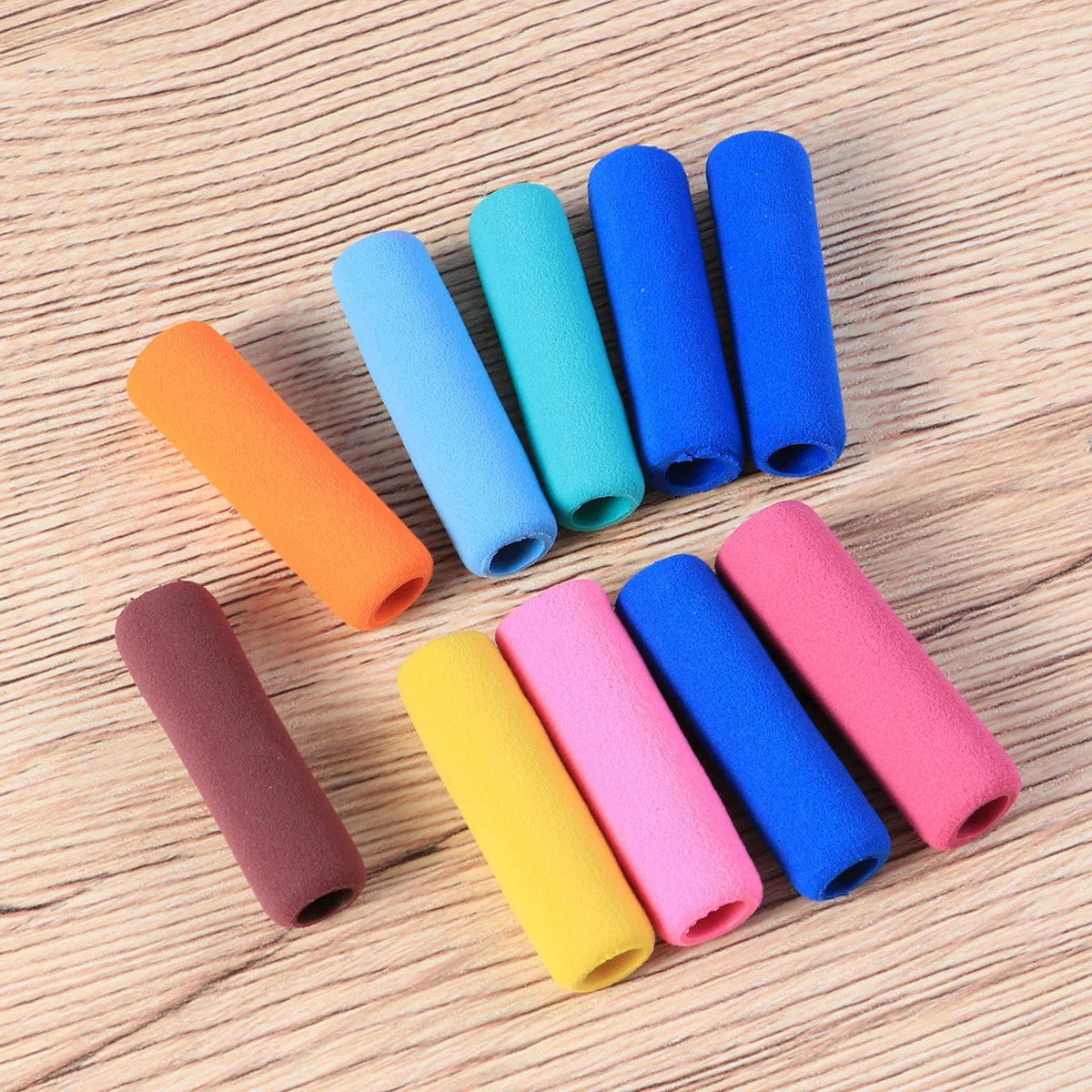 10pcs for Kids Non Skid Handwriting Preschool Silicone Pen Grippers Writing Drawing Finger Protector