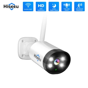 Hiseeu 3MP Wireless IP Camera Outdoor Waterproof CCTV WiFi Surveillance Security Camera P2P For Eseecloud Wireless System 1