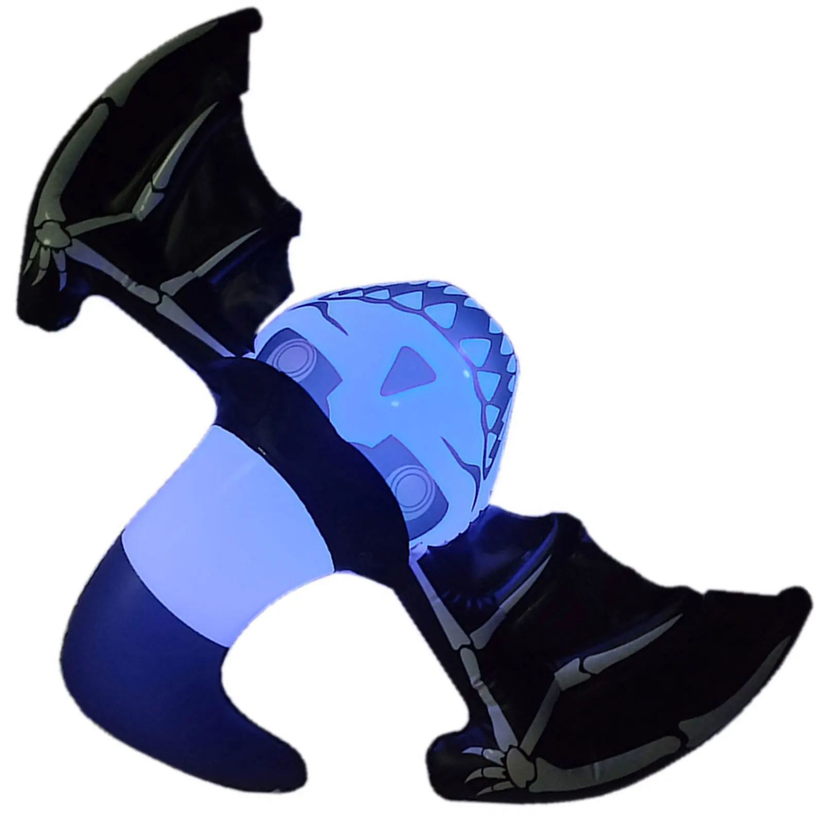 

Надувные уличные украшения на Хэллоуин, летучая мышь со встроенными фонарями, изменение цвета RGB для двора, газона, сада