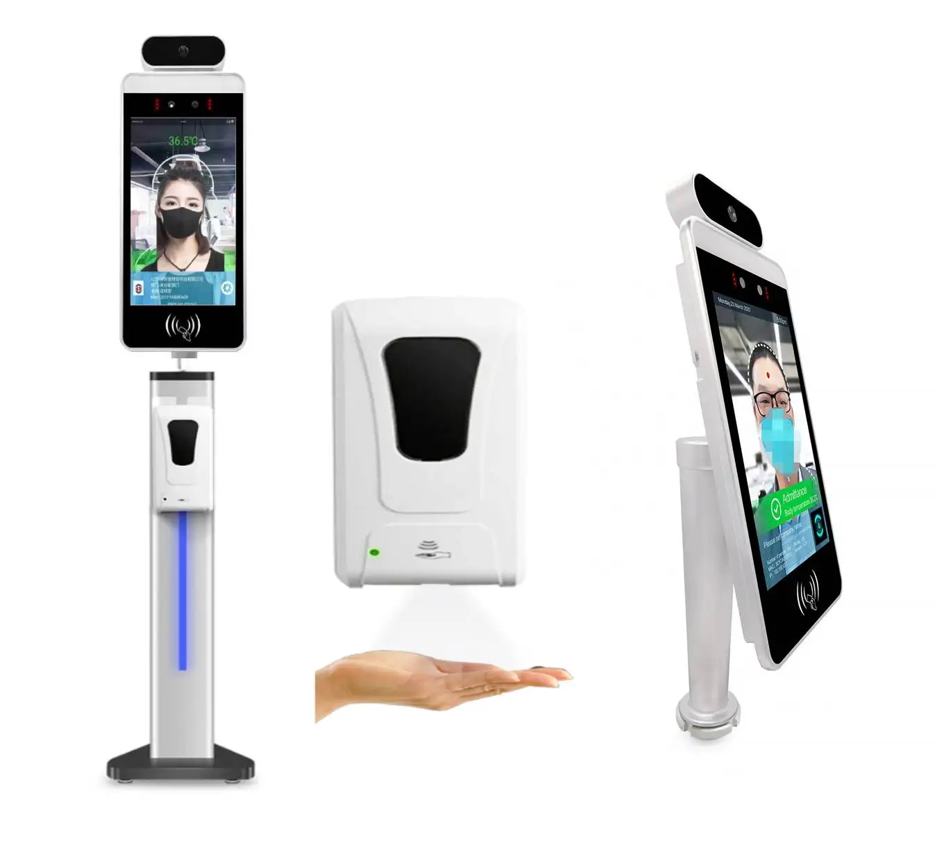 

Human Measurement Thermal Camera EU Health code support Smart AI face recognition access control Temperature Measurement