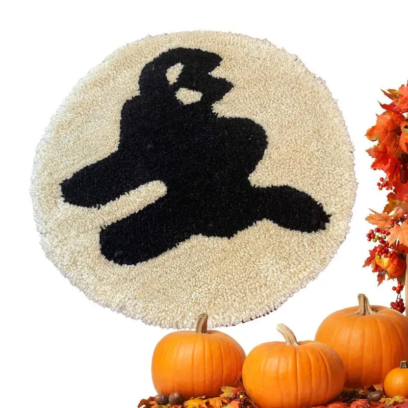 

Halloween Rug Pumpkin Kitchen Rug Halloween Decorative Absorbent Rugs Shaggy Floor Mat For Entrance Living Room Bedroom Balcony