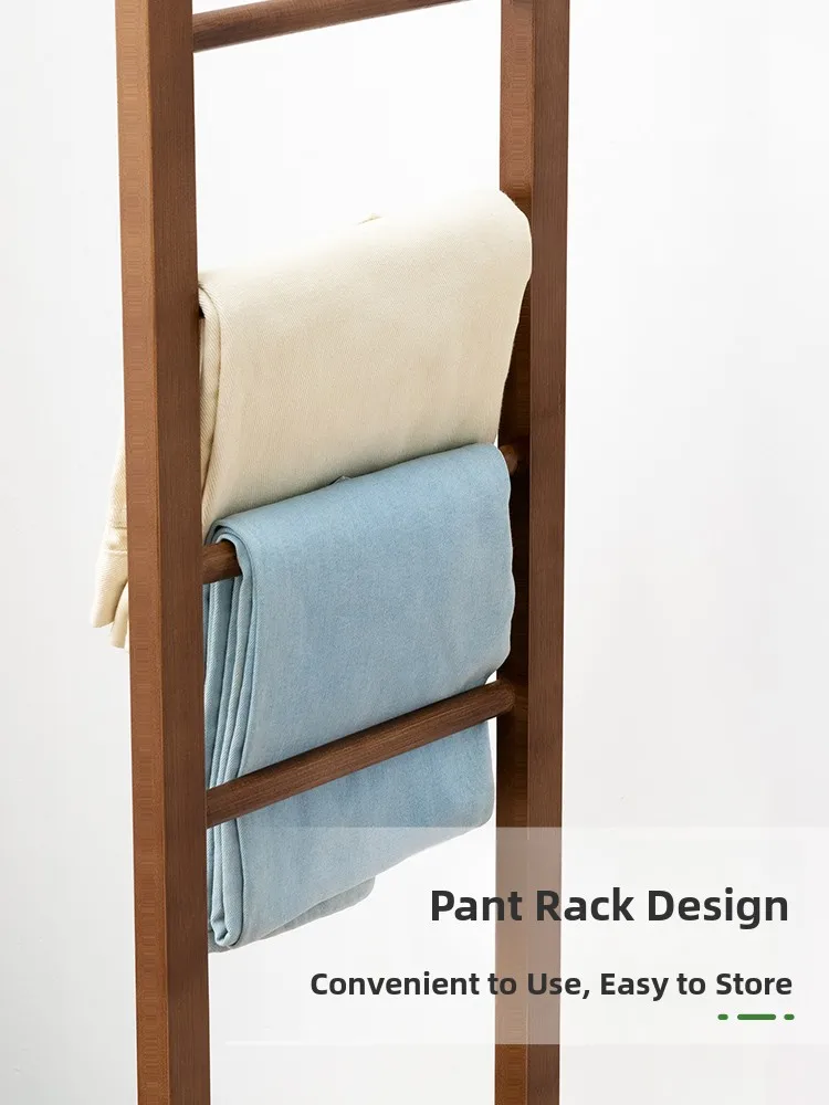 Real Wood Clothes Hanger for Home Use Children's Clothing Storage Ra Multi-Functional Dormi Storage Organizer Tool