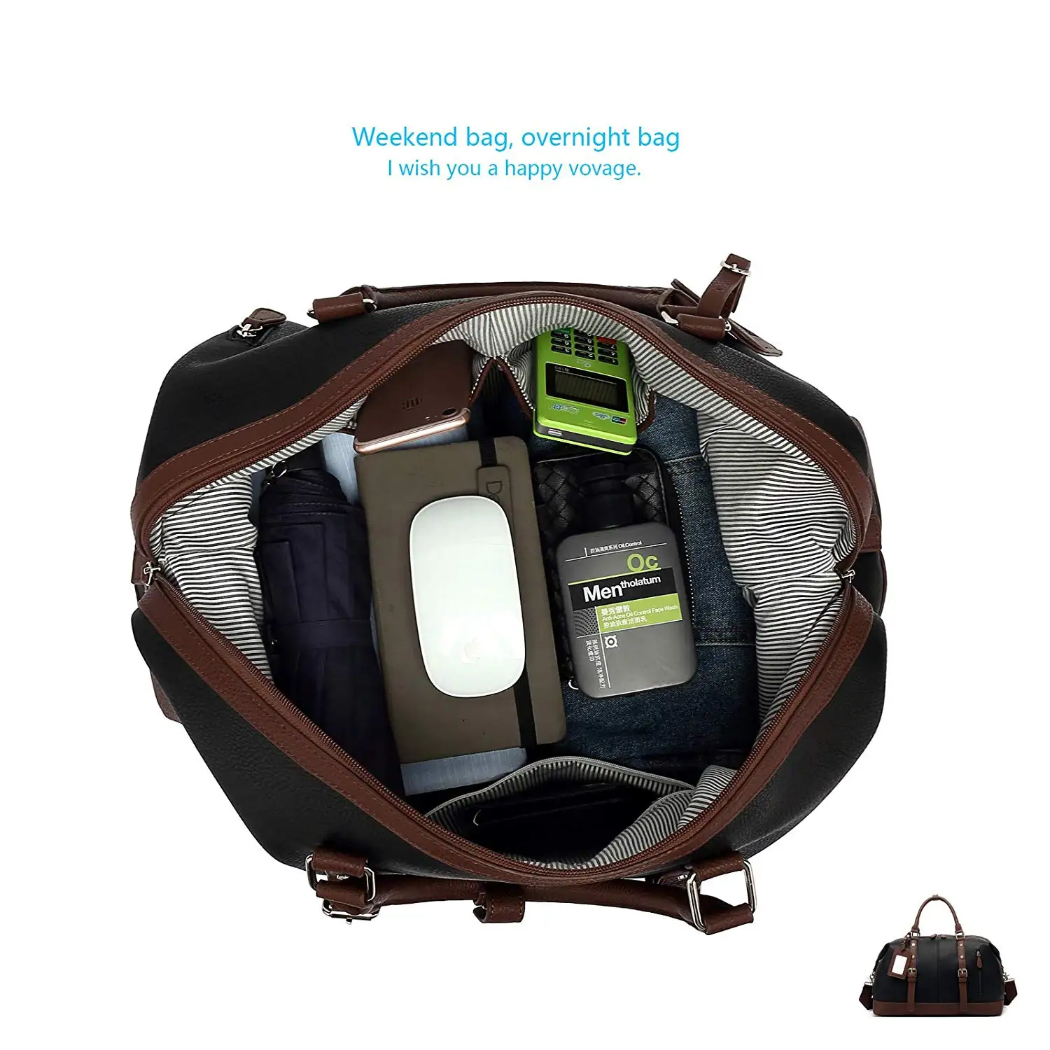Men\'s Travel Handbag Large Capacity Unisex Handheld Travel Bag Business Luggage Bag Waterproof Lightweight One Shoulder Backpack