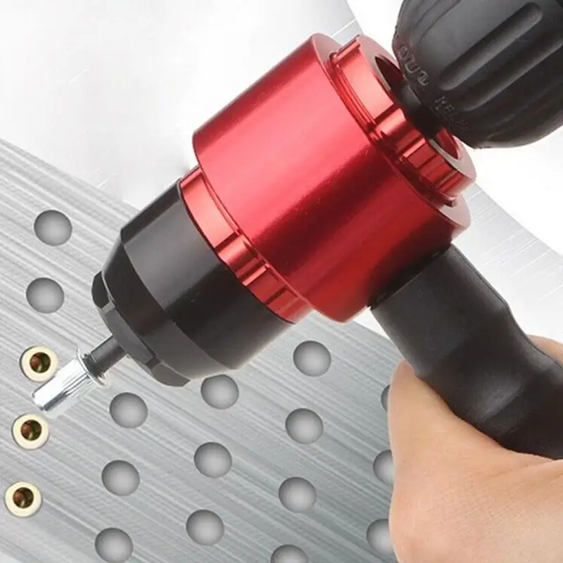Electric Rivet Nut Applicator Drill Adapter Nut Insert Easy Processing Professional Installation Tool Efficient Riveting Hand