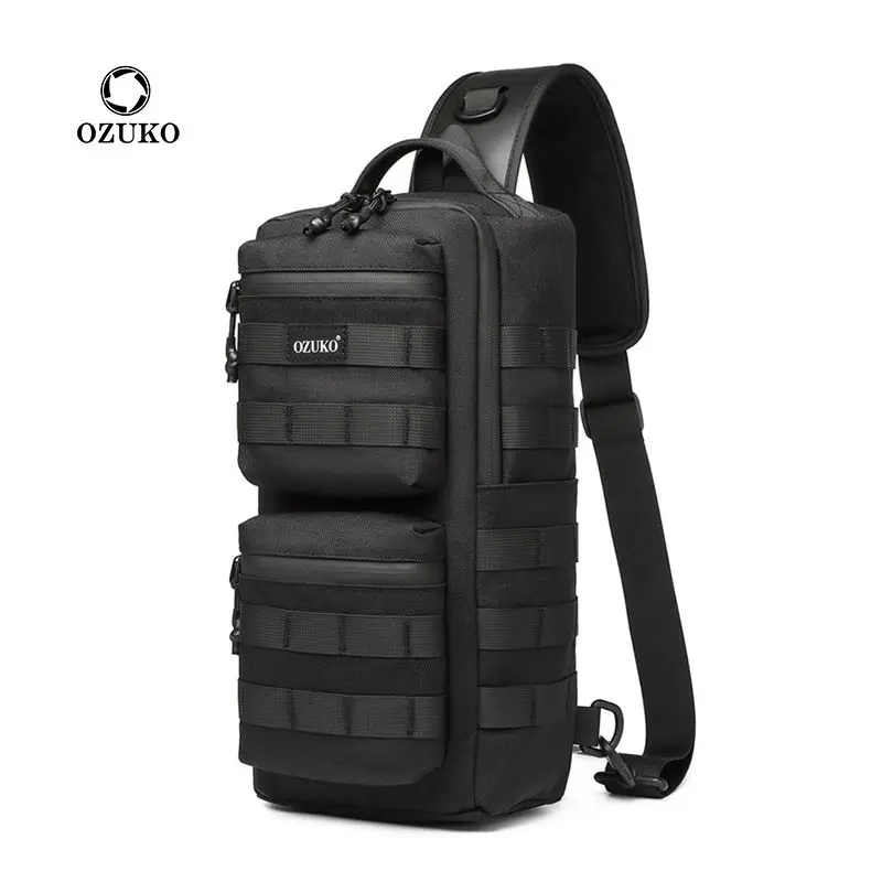 Нагрудная-сумка-ozuko-Мужская-для-спорта-на-открытом-воздухе-косые-плетеные-водонепроницаемые-сумочки-через-плечо