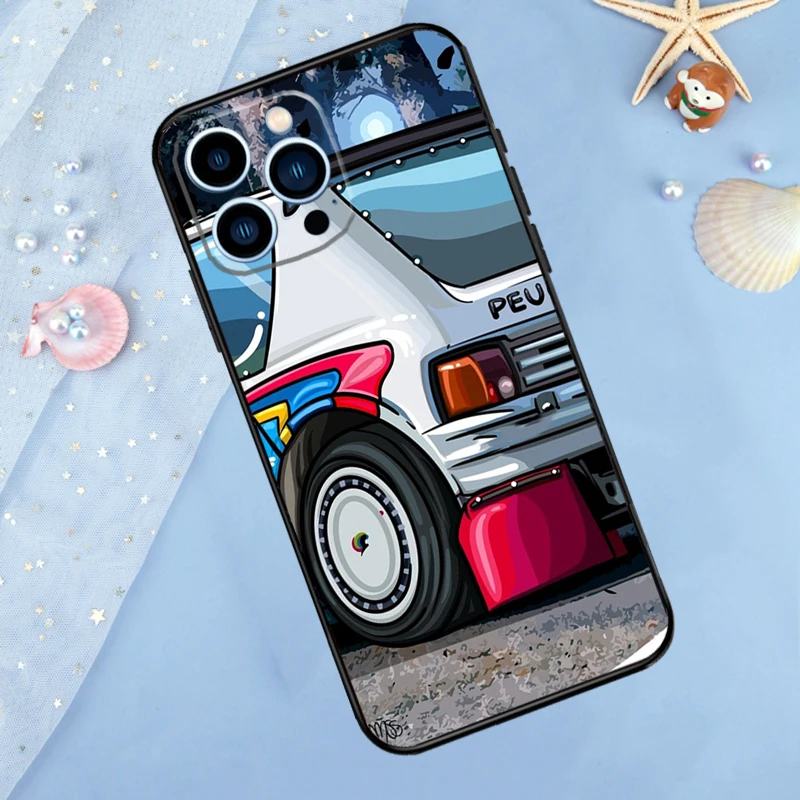 Retro Rally Car Protective Back Cover