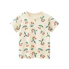 2-8T Flower Kid Girls T Shirt Toddler Summer Clothes Infant Short Sleeve Top Cute Sweet Cotton Tshirt Childrens Tee Outfits 1