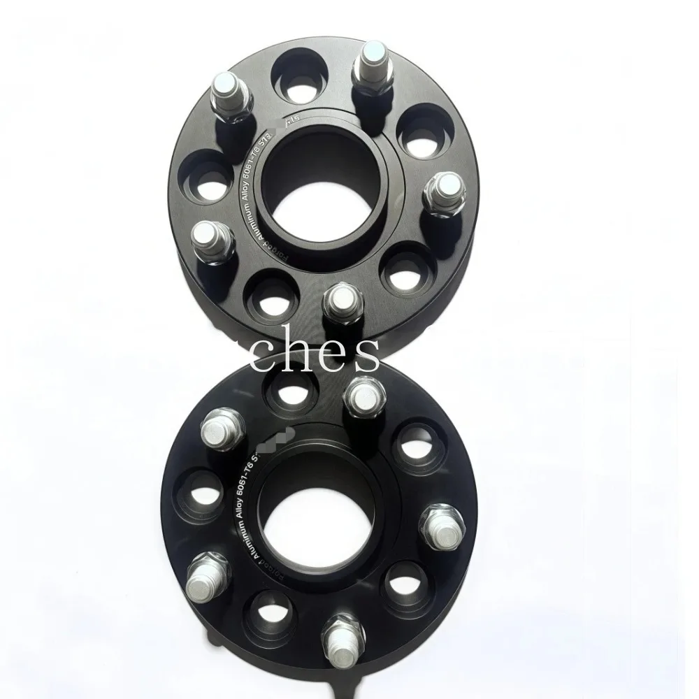 2개 30mm 휠 어댑터 PCD 5x114.3 CB 67.1mm 러그 스터드 M12x1.5 미쓰비시 랜서 EVO 아웃랜더 이클립스용