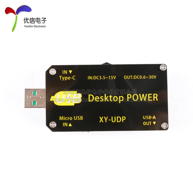 

Xy-udp NC USB color screen power supply voltage rise and fall module constant voltage and constant current 5V to 9v12v24vusb