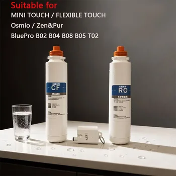 Elemento filtrante per depuratore d'acqua, filtro CF+RO+ACF1 per depuratore d'acqua potabile Mini Touch/Flexible/Zen&Pur/BluePro Compound RO