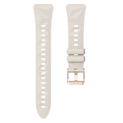 Soft Silicone Waterproof Sport Wristband for 18mm universal (Starlight)