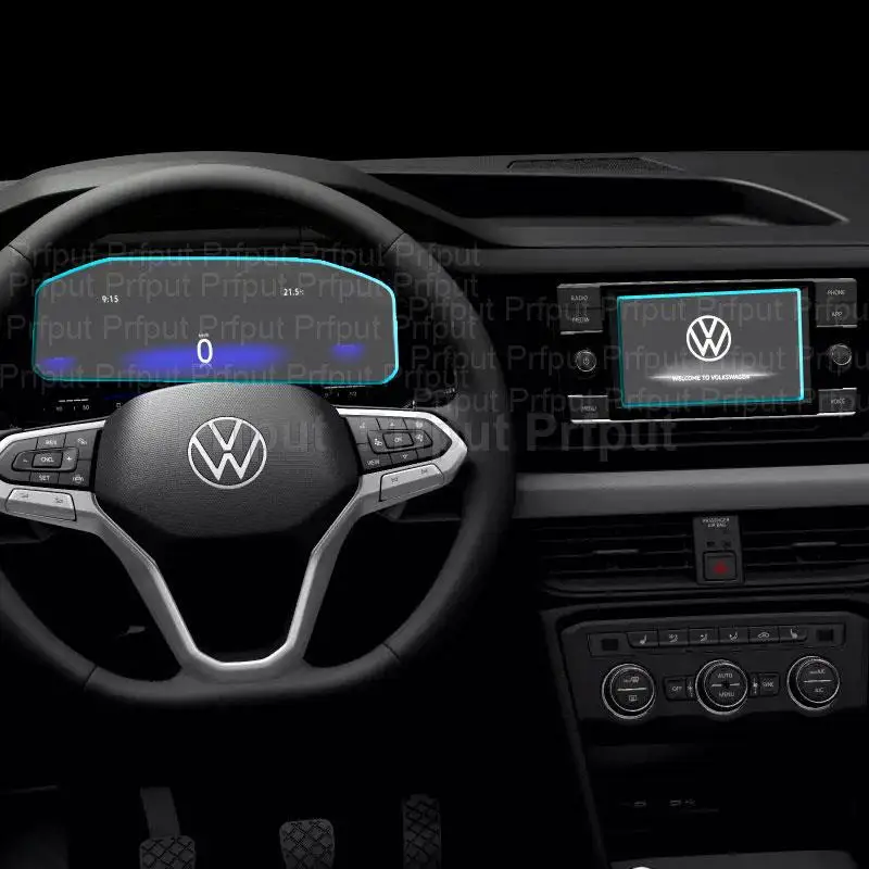 

Tempered Glass Screen Protector Film For Volkswagen Taos 2022 Car radio GPS Navigation Screen instrument Dashboard protector