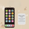 Infant Simulation Touch Screen Cell Phone Educational Toy, with Light Music, Gopher Early Education Learning Machine Sound Toy 5