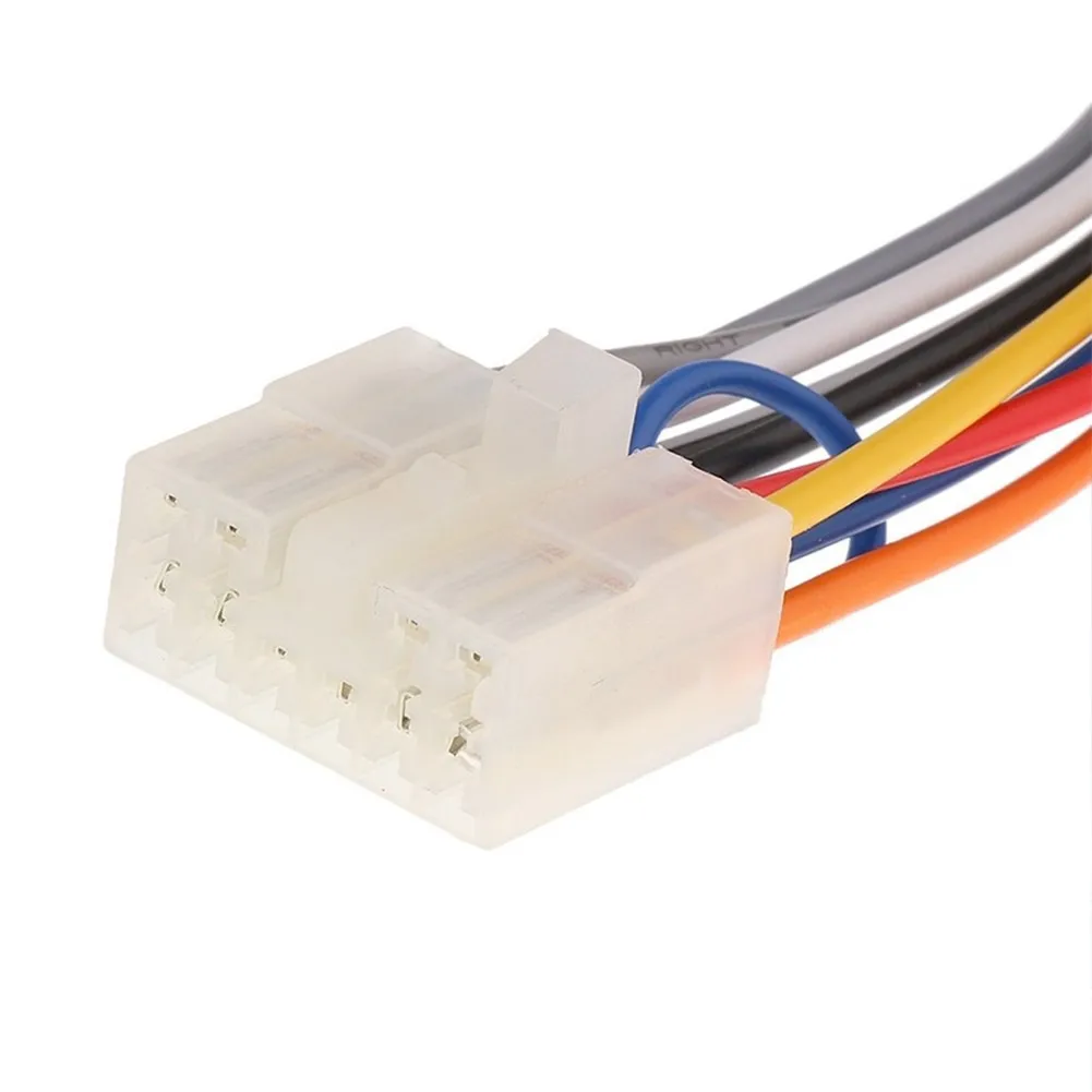 

For Toyota Aftermarket Radio Stereo Install Car Wire Harness Cable Adapter 2Pc Stereo Line Harness 15cm Car Audio Accessories
