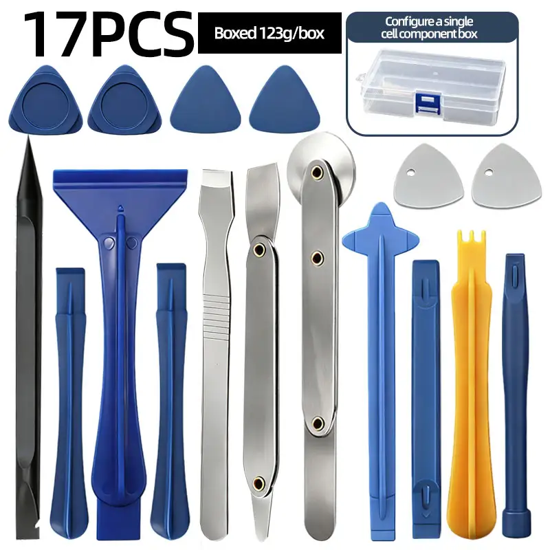 15 Piece Spudger Tool Metal Pry Tool Kit Ultra-Thin Laptop Repair Kit Prying Tools Cell Phone Repair Tools Kits High Quality image 8