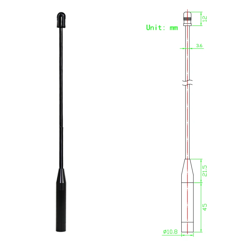 433MHz 안테나 LORA 게이트웨이 433MHz 소프트 휩 안테나 SMA 커넥터 장거리 제어 원격 제어 무선 모듈 안테나
