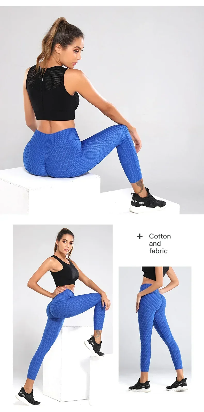 S-3XL Frauen Blase Hüfte Heben ÜbungYoga Hosen Frauen Fitness Laufen Hohe Taille Gym Fitness Sport Ausgestelltes Hose Tanz Sexy – Detail 15