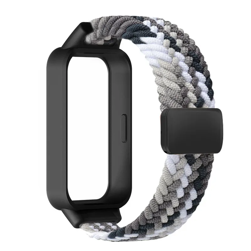 Braided Nylon Sports Strap with Magnetic Case Cover