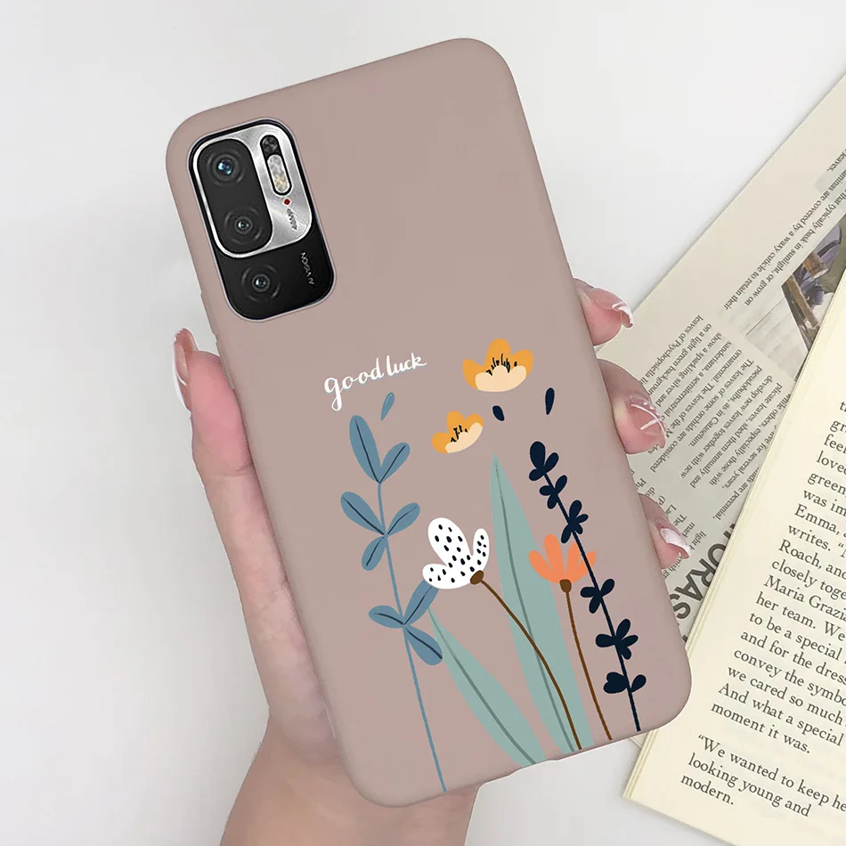 Charming Heart Soft Silicone Phone Case for Girls - Compatible with Xiaomi Redmi Note 10/10T 5G