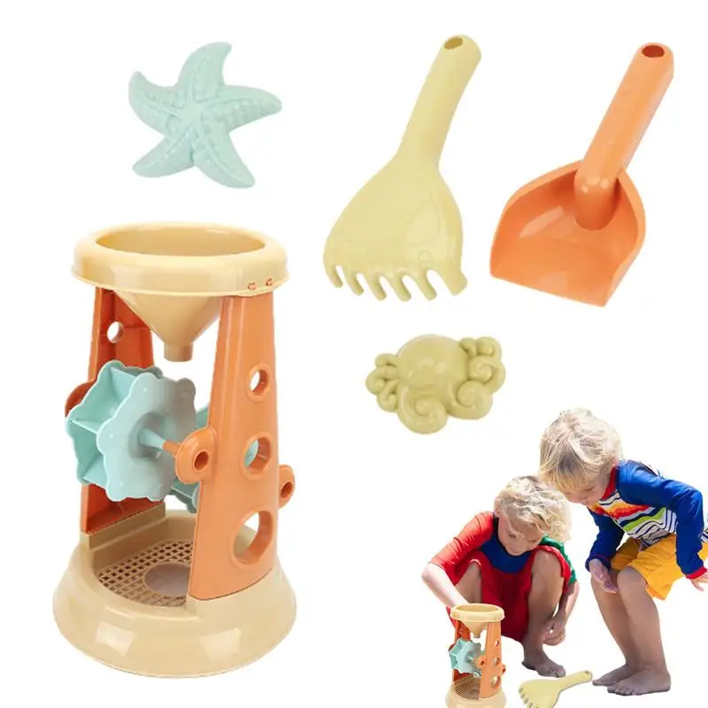 

Sand Toy For Kids Outdoor Funny Sand Shovel Rake Toy Boys Girls Sandpit Toy Set To Encourage Parent-Kids Interaction For Seaside