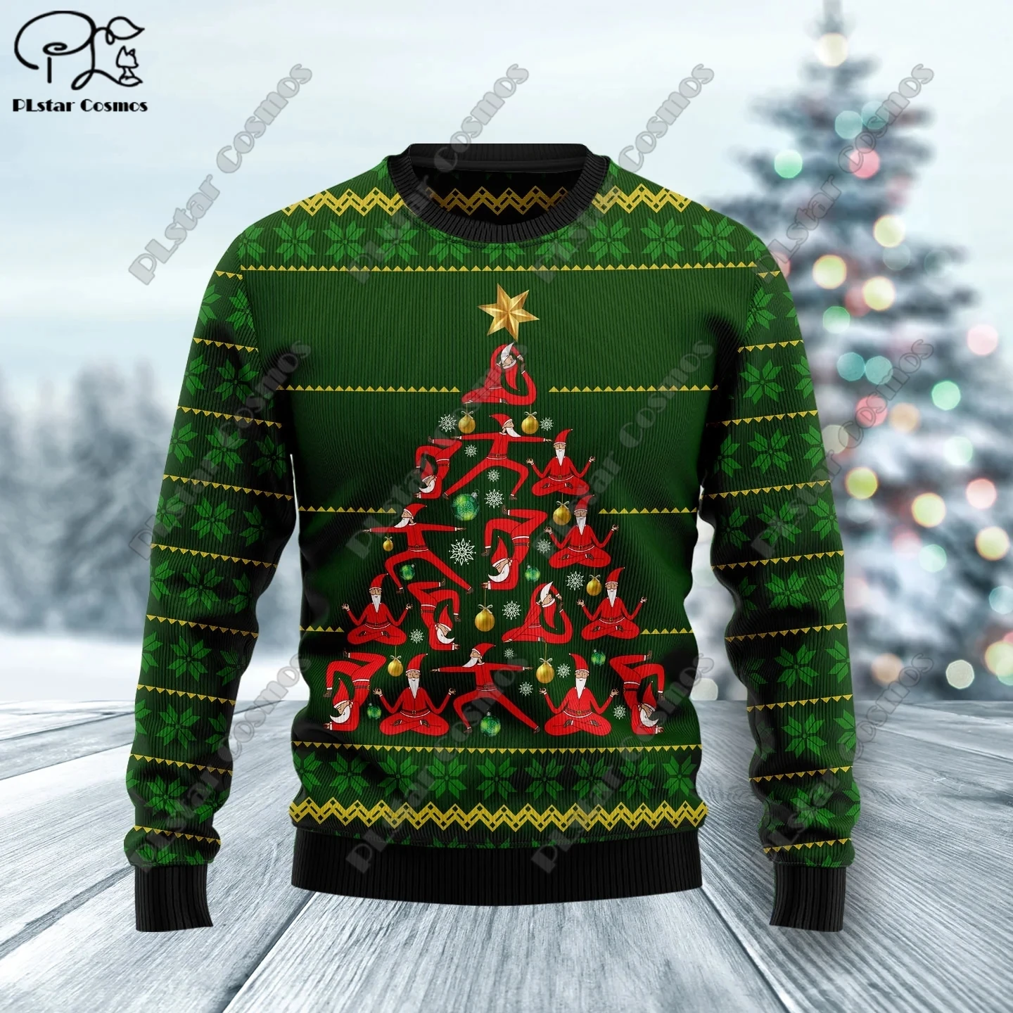 3d printing christmas christmas tree santa claus tattoo cat animal deer bear ugly sweater casual unisex winter sweatshirt m5 3D Printing Christmas Christmas Tree Santa Claus Tattoo Cat Animal Deer Bear Sweater Streetwear Casual Winter Sweatshirt  M5