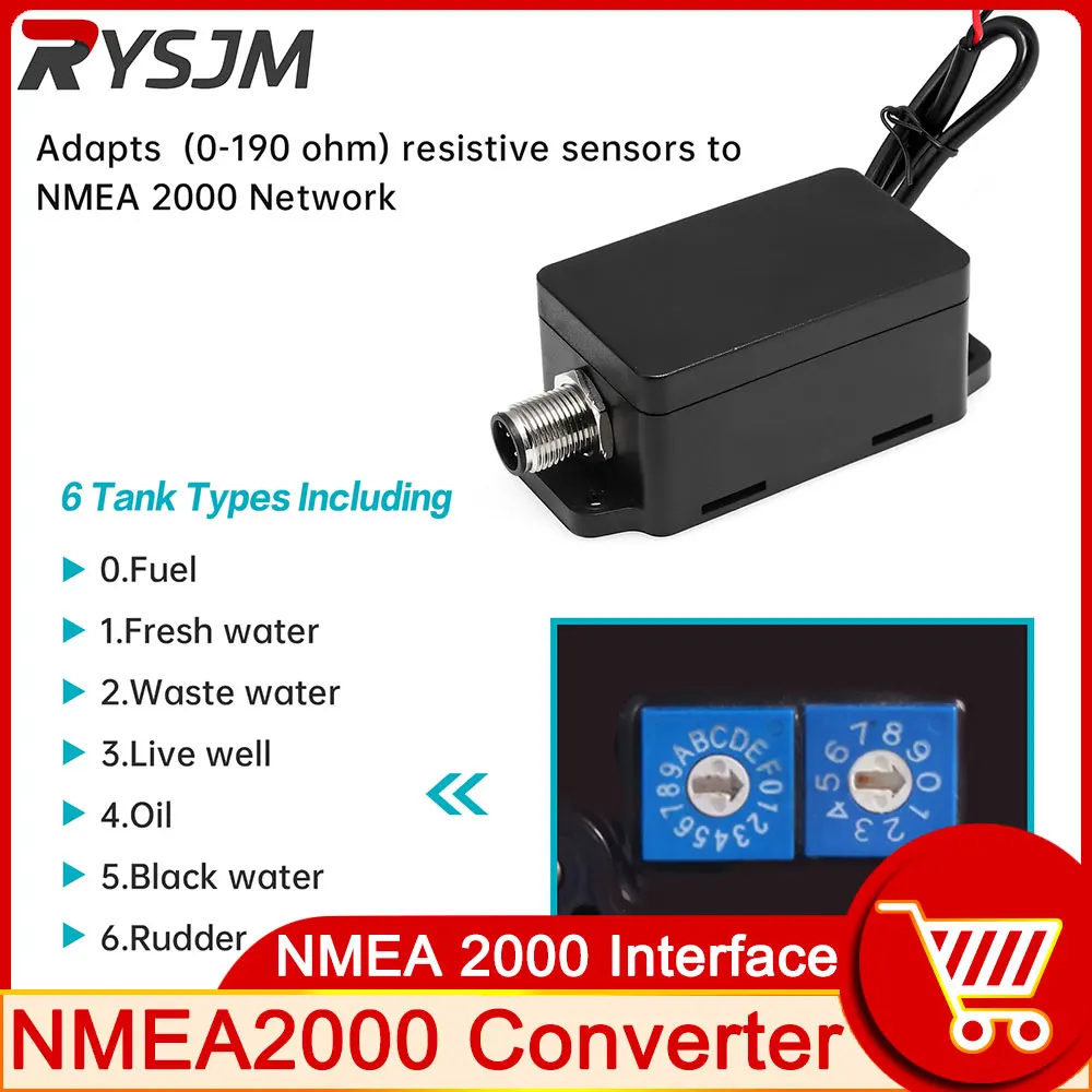 MAKIVI Convertisseurs NMEA2000 AdaptéS à La Jauge De