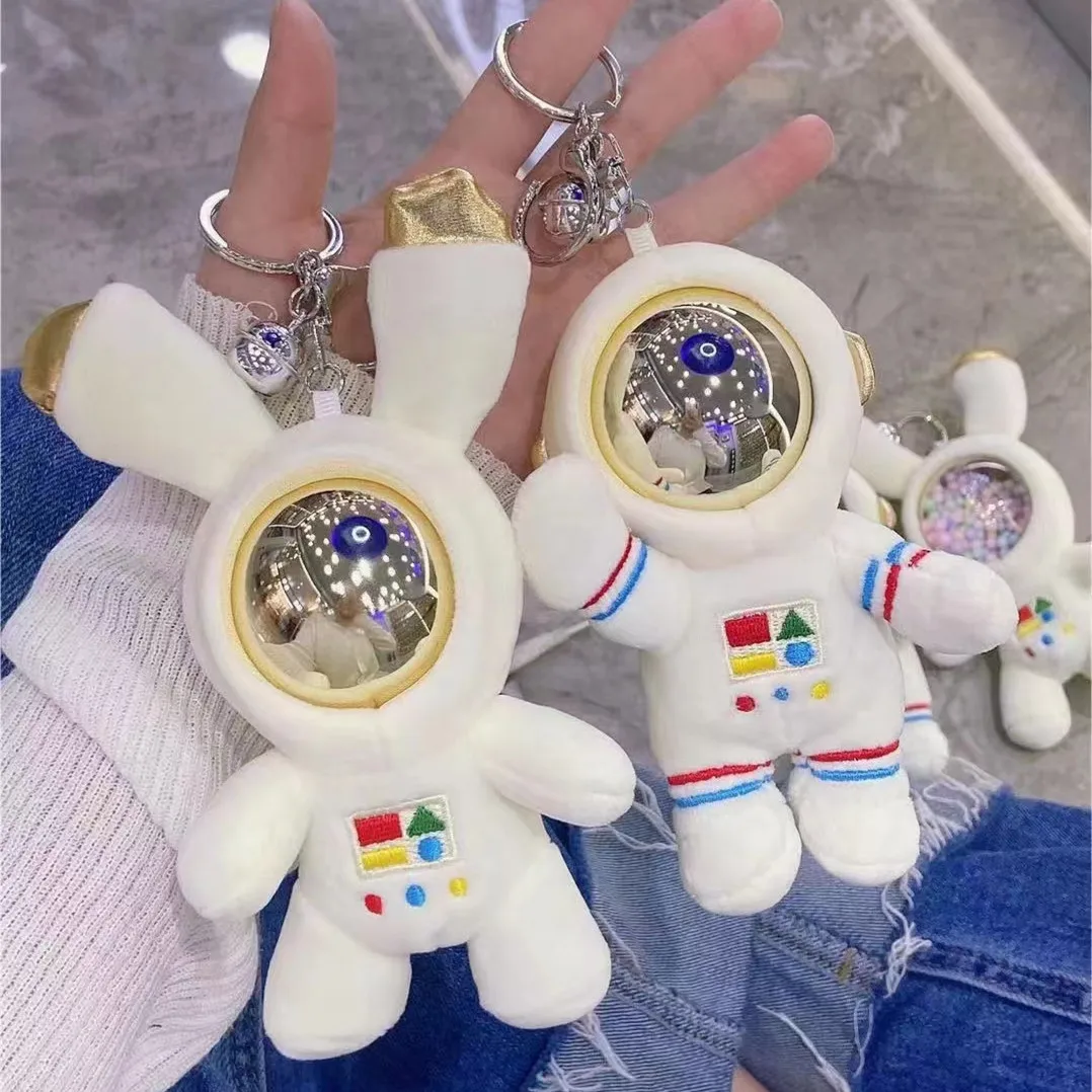 

Ins сетчатый красный Звездное Небо Космос астронавт люди плюшевая кукла брелок сумка кукла-подвеска захват машина